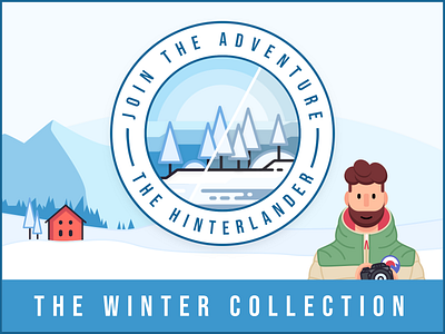 The Winter Collection - Lightroom Presets adventure beard branding character character design explorer filter flat icon illustration instagram jungle lightrom lightroom mobile lightroom preset logo minimal photography presets vector