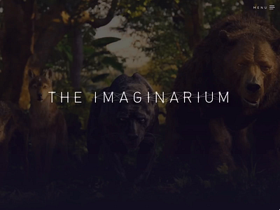 The Imaginarium - Production Company website andy serkis animation branding film movie mowgli production company tv ui ux web web design website