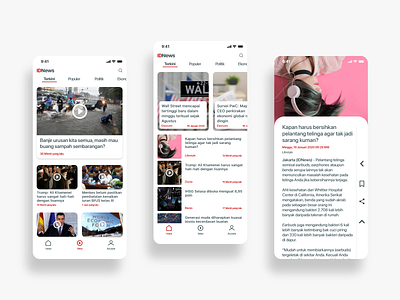 Hey Dribbblers! Here is my new work. It's News App Concept. app design feed inspiration interface news newsfeed ui