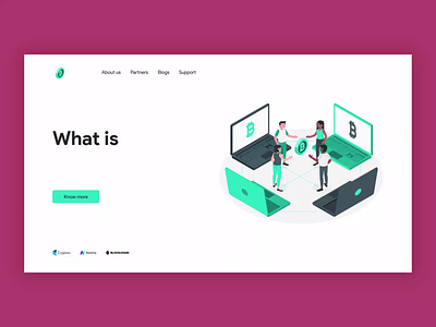 Bitcoin website adobexd aftereffects animation bitcoin clean color theory design illustration interaction design landing page design product design typography ui design uxdesign webdesign website website design