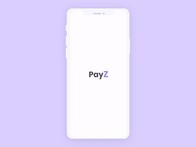 PayZ App- UI Interaction animation app card design clean design e wallet illustration interaction design logo mobile product design typography ui design ux design