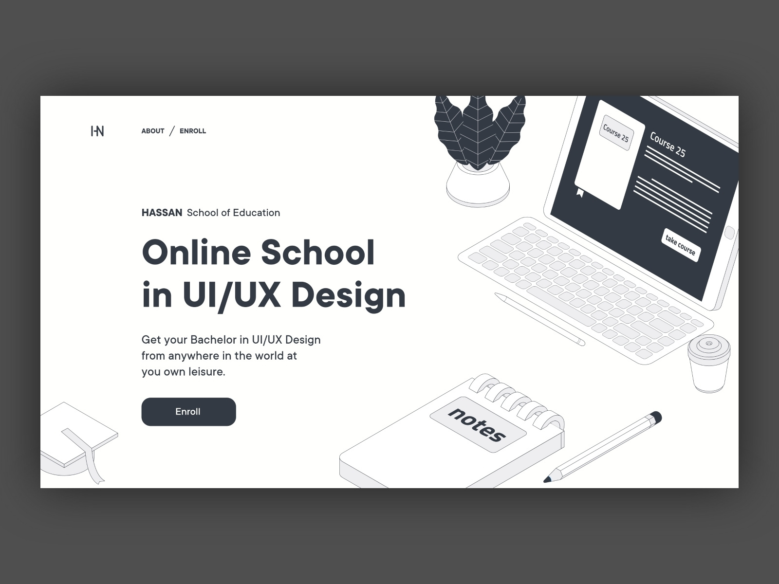 UI/UX Design Online Education by Shabil B H on Dribbble