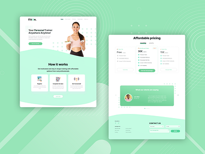 Fitness Landing Page