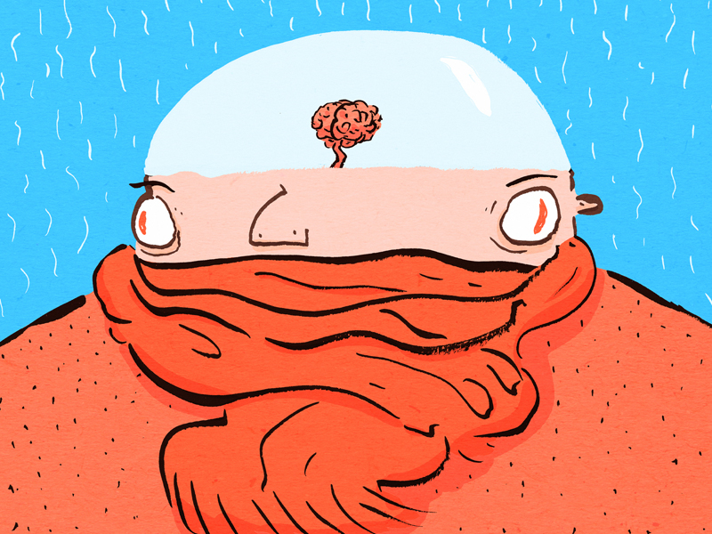 The monster with a little brain by Markilus on Dribbble