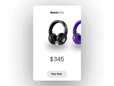 Headphones animated app beats design headphones music ui