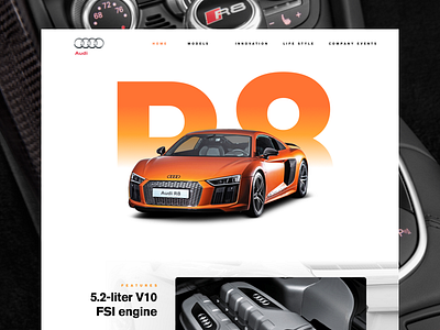 R8 Website Concept