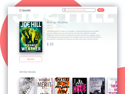 Books Website UI