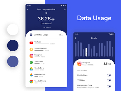 Data usage overview