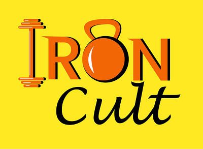 Iron cult branding concept conceptart icon illustration logo typography ui ux vector