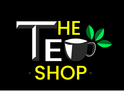 The TEA shop adobe illustrator branding concept conceptart design illustration logo logodesign logos typography typography art ux vector