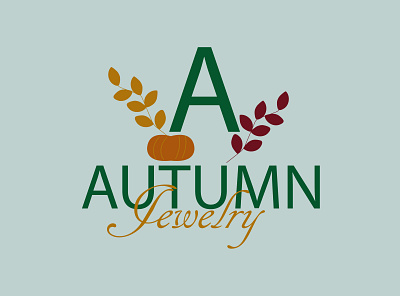 Brand Identity - Autumn jewelry branding concept conceptart design illustration logo logodesign typography ui vector