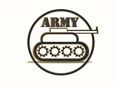 Army army concept illustration logodesign