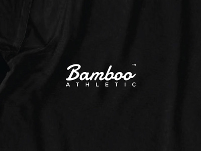Bamboo Athletic Logo adobe illustrator apparel design athletic bamboo logo brand identity branding company logo creative graphic design innovative logo modernism typedesign typography vector