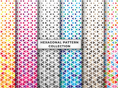Hexagonal Pattern Shapes Background art branding design graphic design graphics design hexagonal pattern illustration logo pattern pattern background vector