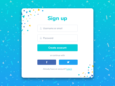 Daily UI - Sign Up daily ui form login sign up sketch