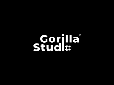 Gorilla studio logo design illustration logo minimal web