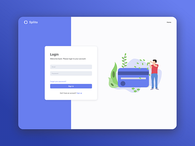 Login Form | Splito