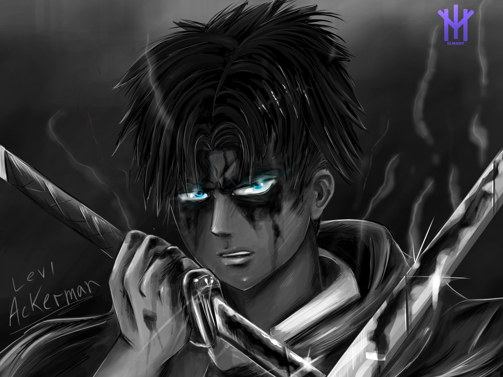 16 Drawings of Levi Ackerman from Attack on Titan  Beautiful Dawn Designs