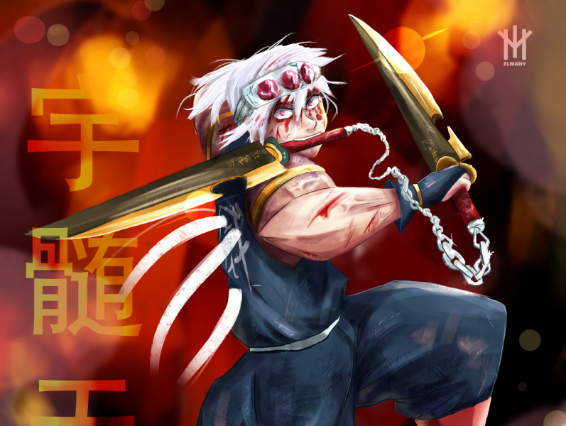 The Nichirin Sword of Tengen Uzui The Sound Hashira Demon Slayer Kimetsu no  Yaiba PROPLICA BANDAI