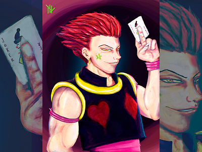 hisoka anime character drawing hisoka hunterxhunter hxh illustration sketch