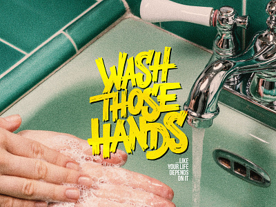 Wash Your Hands 36daysoftype calligraphy calligraphy and lettering artist customlettering design femmetype green lettering letteringdaily photography poster soap typism typography washyourhands yellow