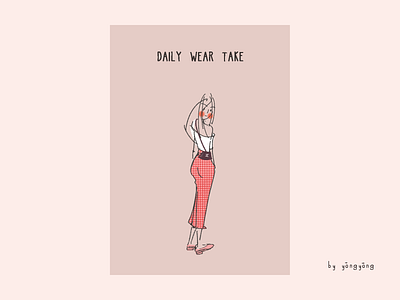 Daily wear take illustration
