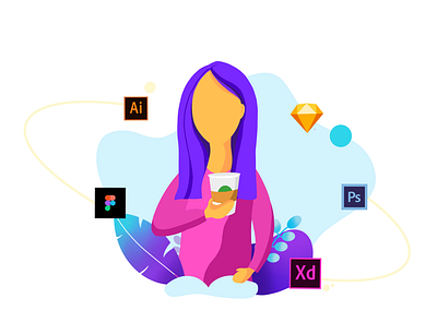 UI/UX Designer app art branding design illustration illustrator minimal ui vector website
