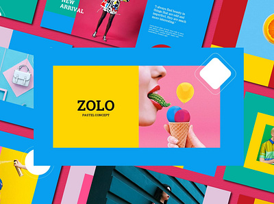 Zolo Pastel - Keynote Template agency business clean color colorful creative design elegant keynote keynote presentation keynote template minimal modern pastel presentation simple template templates web design website