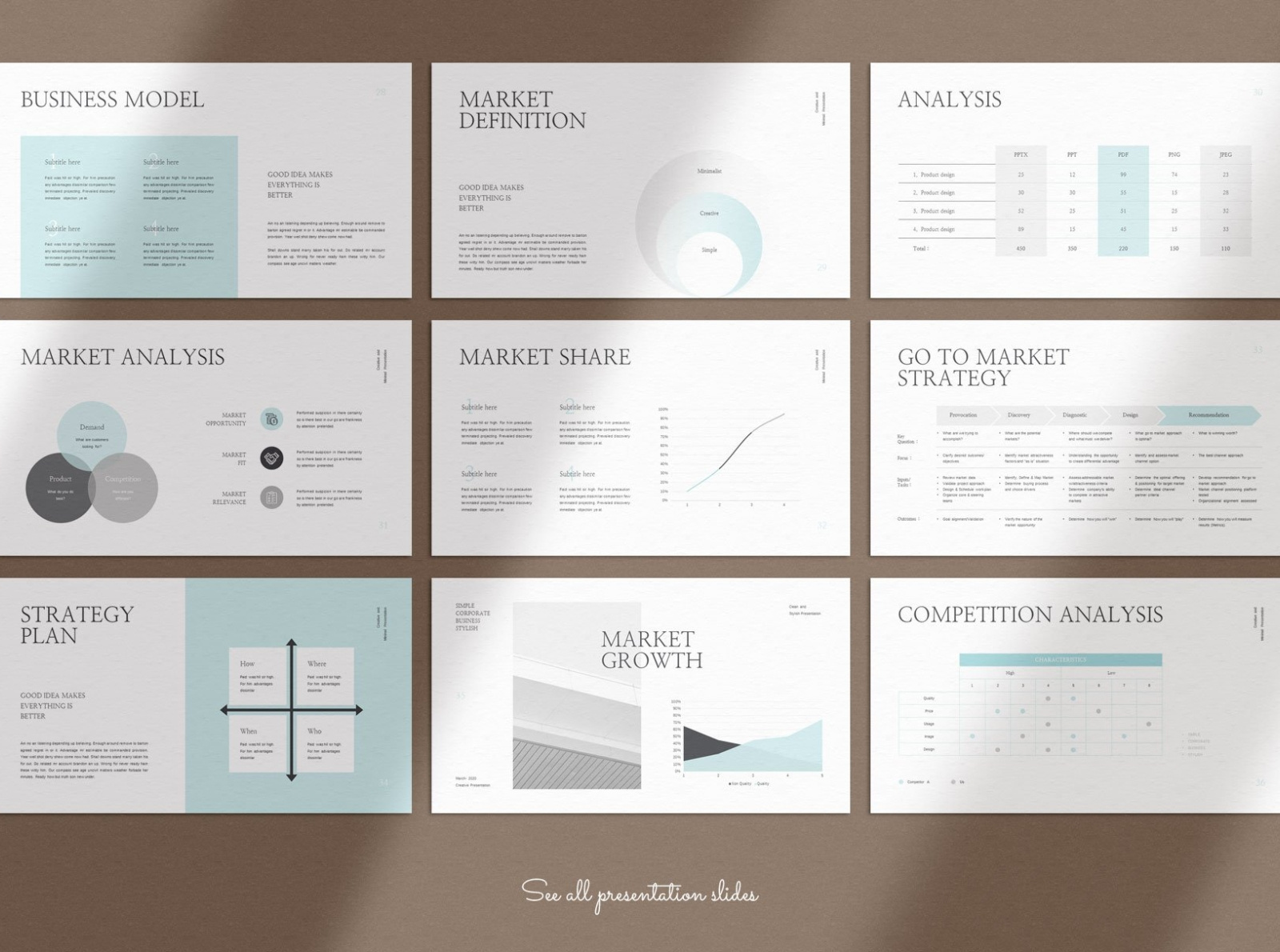 business plan keynote template free