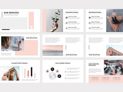 Futuro Minimal Google Slides by Templates on Dribbble