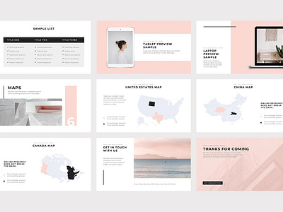 Futuro Minimal Google Slides by Templates on Dribbble