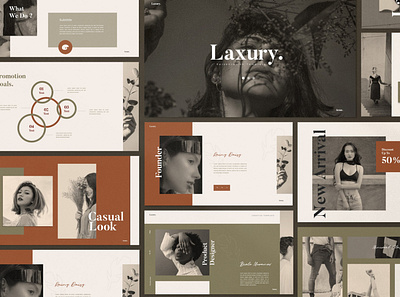 Laxury - Brand Lookbook Keynote brand business clean creative development keynote keynote design keynote presentation keynote template keynote templates lookbook lookbook template luxury minimal modern presentation simple template web design website