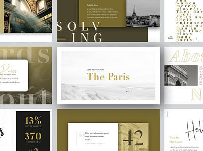 PARIS Keynote Template + Gift agency art business clean corporate creative finance keynote keynote design keynote presentation keynote template minimal modern presentation presentation template simple template web design web development website