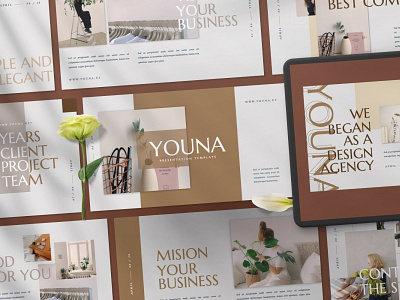 YOUNA - Keynote Template agency art brand business clean creative development finance minimal modern multipurpose multipurpose powerpoint multipurpose template presentation responsive simple template website website concept website design