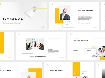 Furniture Powerpoint Presentation agency business clean corporate creative furniture furniture design minimal modern multipurpose powerpoint powerpoint template presentation responsive simple template templates web design web elements website