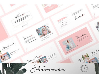 Shimmer Brand Catalogue Keynote agency brand business catalog catalogue clean corporate creative keynote keynote template minimal minimalist modern powerpoint presentation simple template web design web development website