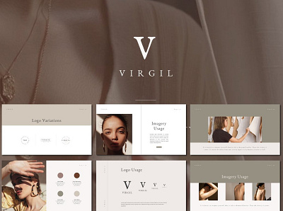 Virgil - G. Slides Brand Guidelines agency brand brand guide brand guide identity brand guideline brand guidelines branding business clean creative guideline guidelines minimal modern multipurpose presentation process responsive simple template