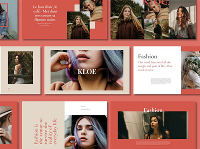 The Kloe - Keynote branding business clean corporate creative design elegant font fonts keynote keynote template minimal modern portfolio presentation professional simple slide slides template