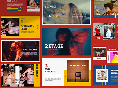 Retage Keynote business clean color colorful creative design keynote keynote template minimal modern multipurpose presentation professional red simple template ultra modern unique web design website