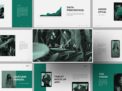 Arata Brand Google Slide advertising brad guidelines brand branding business clean corporate creative design googl slide google slides minimal modern multipurpose portfolio presentation professional simple template website