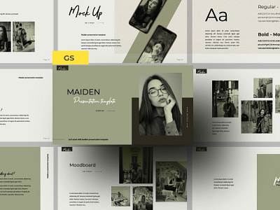 Maiden Google Slide agency business clean creative development google slide google slide template google slides google slides template minimal minimalist modern presentation professional simple template templates web design web development website