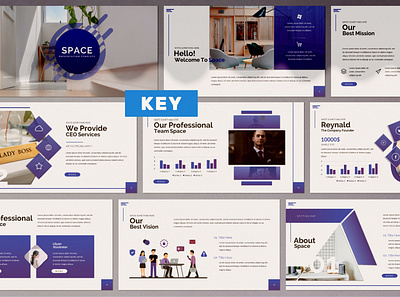 Space Business Keynote business business template clean creative design development digital art keynote minimal modern portfolio powerpoint presentation simple space template template design templates web design website