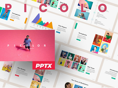 Picolor Creative Powerpoint advertising agency branding business clean color corporate creative creative design elegant minimal modern portfolio powerpoint presentation professional simple template templates website