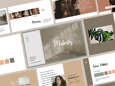 Melody - Google Slides business clean corporate development development agency google slide google slide template google slides google slides template minimal modern presentation simple template web design web development web development agency web development company web development services website