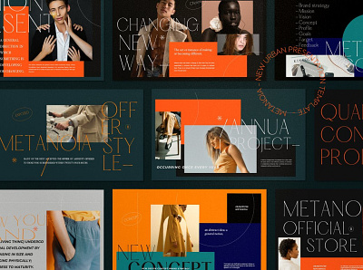 Metanoia - Brand Fashion Powerpoint brand brand fashion clean concept corporate creative design development modern multipurpose powerpoint powerpoint design powerpoint template powerpoint templates presentation simple template web design web development website