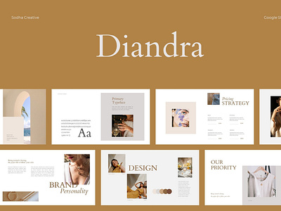 DIANDRA - Google Slides Template agency business clean concept elegant google slide google slide template google slides google slides template minimal modern presentation presentation design presentation template profesisonal simple template web design web development website