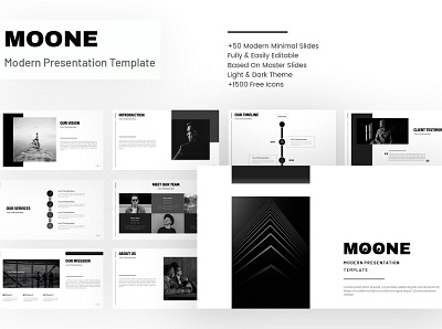 MOONE - Minimal PowerPoint Template concept creative elegant minimal minimalism minimalist minimalistic modern powerpoint powerpoint design powerpoint presentation powerpoint template powerpoint templates presentation professional simple template web design web development website