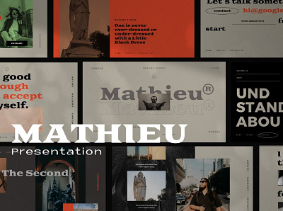 Mathieu - Urban Brand Powerpoint business clean company creative elegant minimal modern multipurpose powerpoint powerpoint template presentation professional simple template ui urban urban art urban design user interface ux