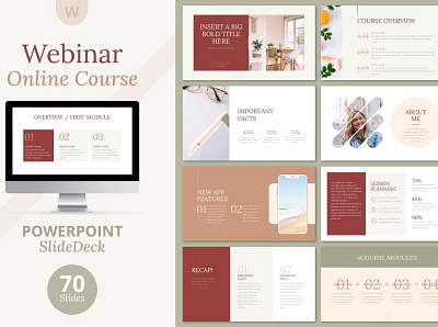 SlideDeck Webinar Course-Powerpoint agency business concept corporate course development modern online powerpoint powerpoint design powerpoint presentation powerpoint template powerpoint templates presentation simple slidedeck template web design webinar website