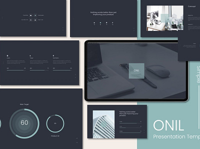 ONIL - MINIMAL & SIMPLE POWERPOINT business clean concept corporate creative development elegant minimal minimalist modern powerpoint presentation professional simple simple design template templates web design web development website